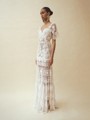 ADELINA Crochet Gown
