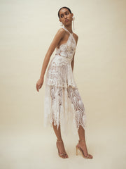 REMEDIOS Halter Midi Dress