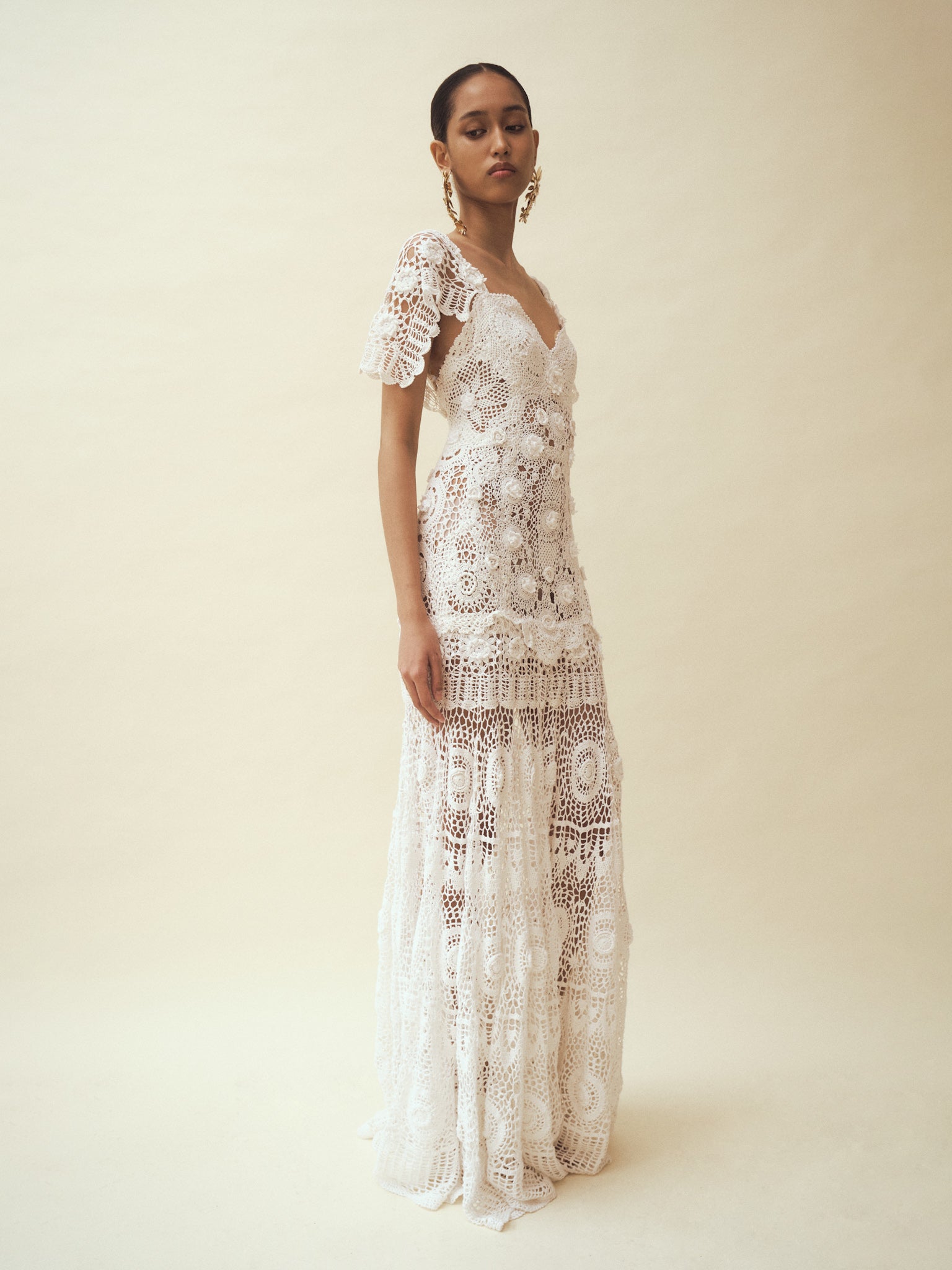 ADELINA Crochet Gown