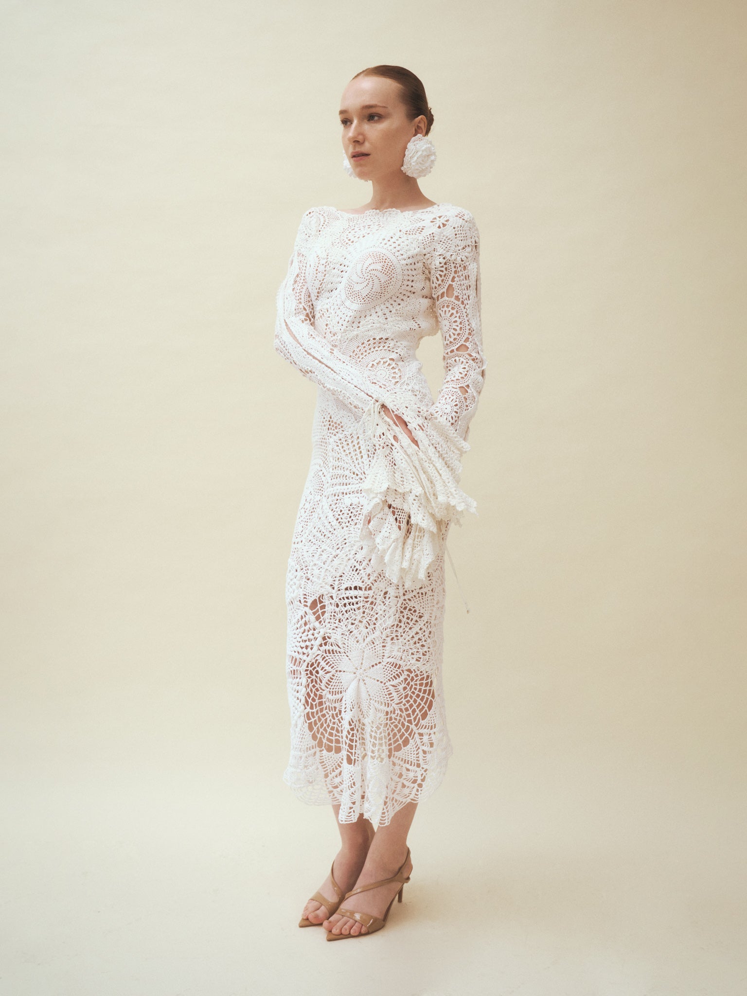 JOSEFINA Long-sleeved Midi dress