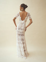 ADELINA Crochet Gown