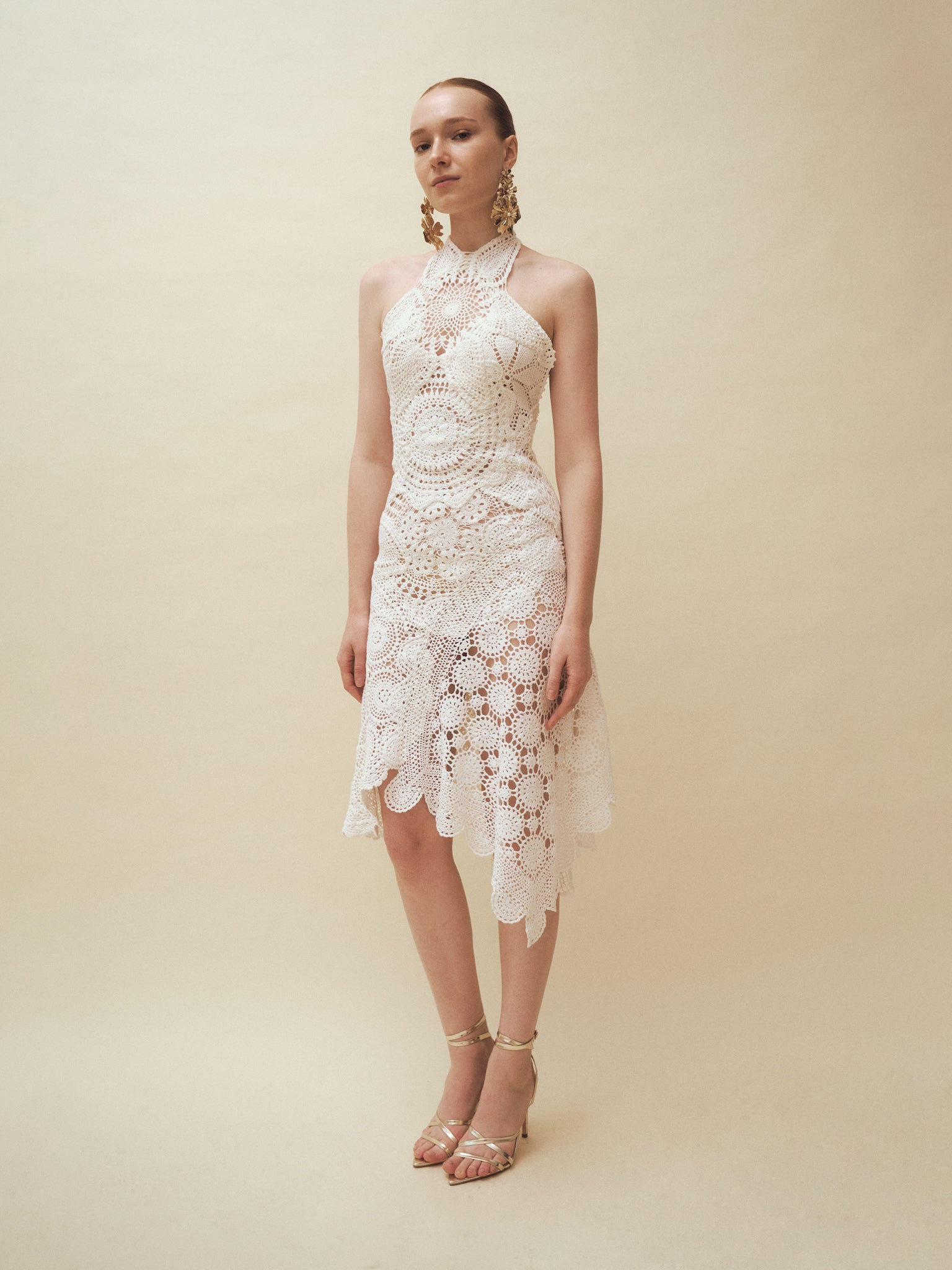 MERCEDES Halter Dress