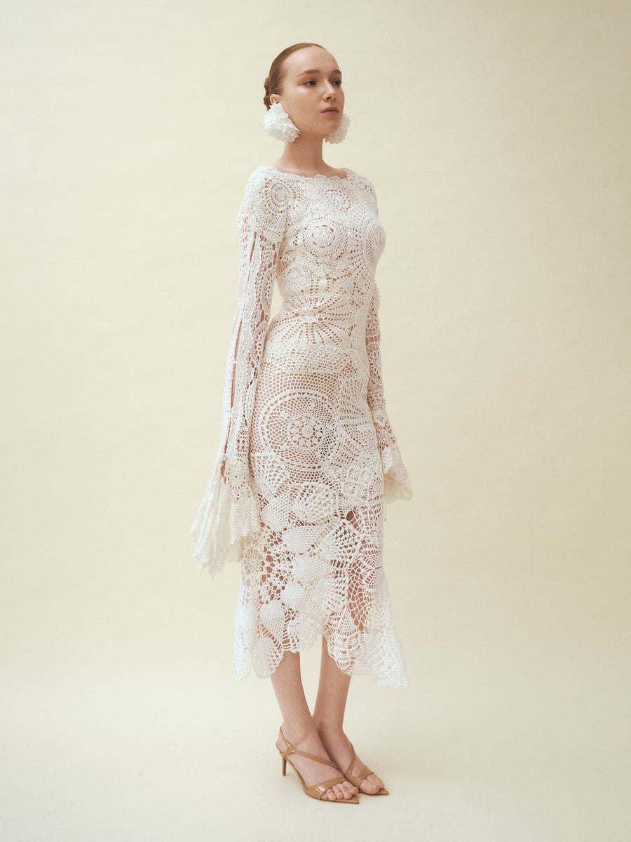 JOSEFINA Long-sleeved Midi dress