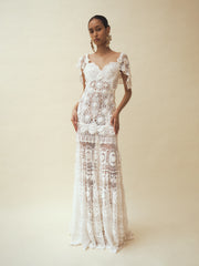 ADELINA Crochet Gown