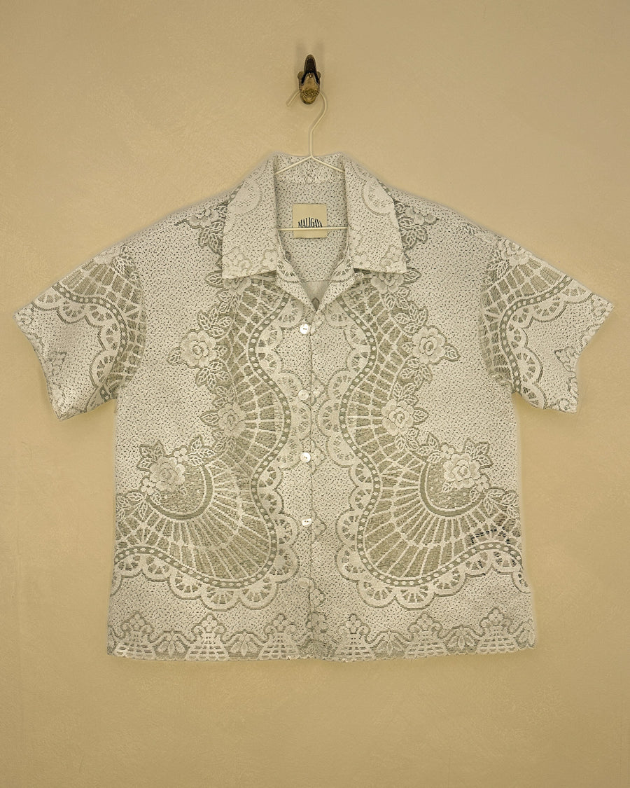 AMADOR Lace Tablecloth Shirt
