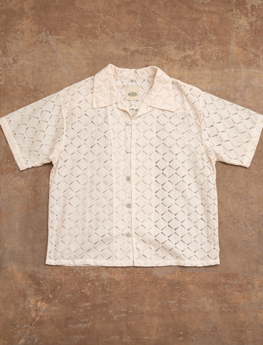 OMAR Lace Tablecloth Shirt