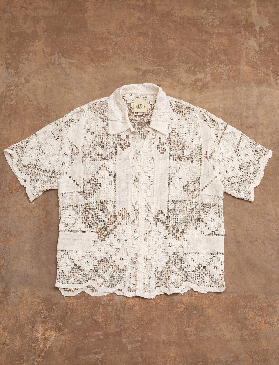 NICASIO Lace Tablecloth Shirt