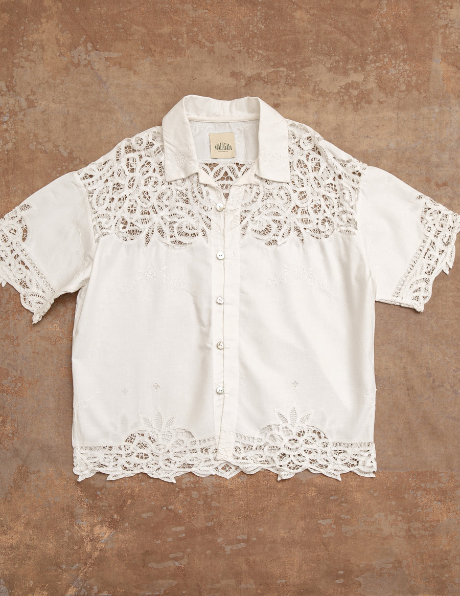 JUAN Lace Tablecloth Shirt