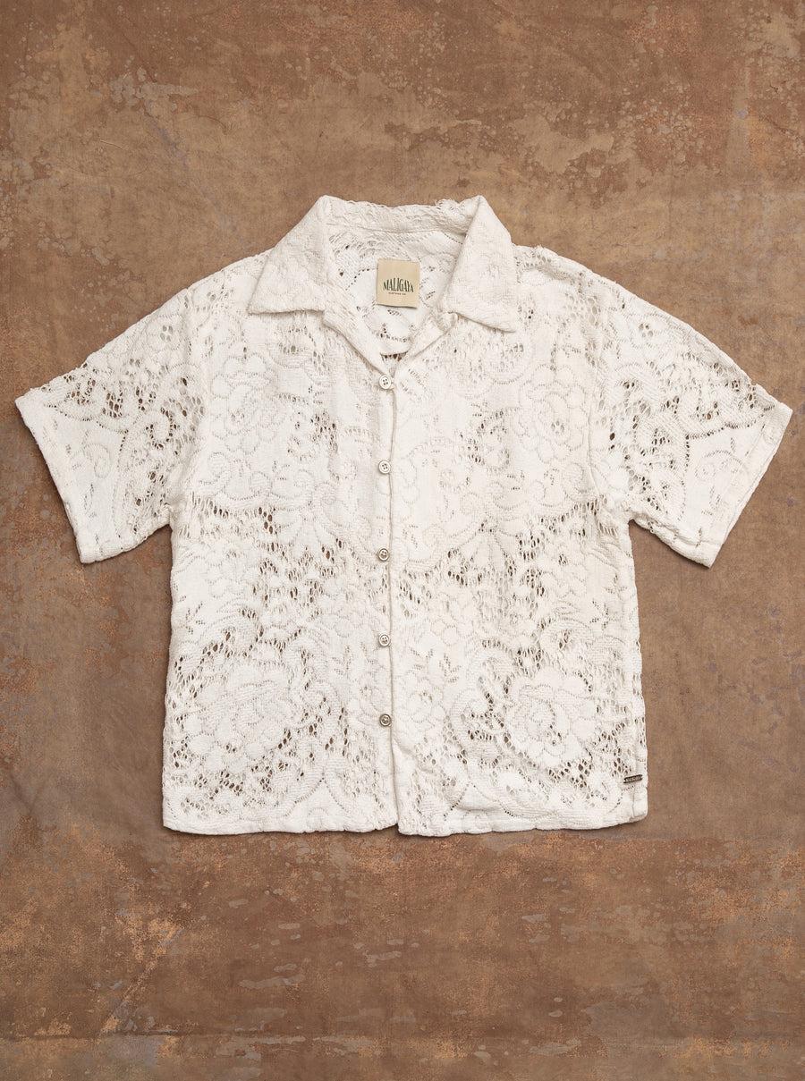 VICENTE Lace Tablecloth Shirt