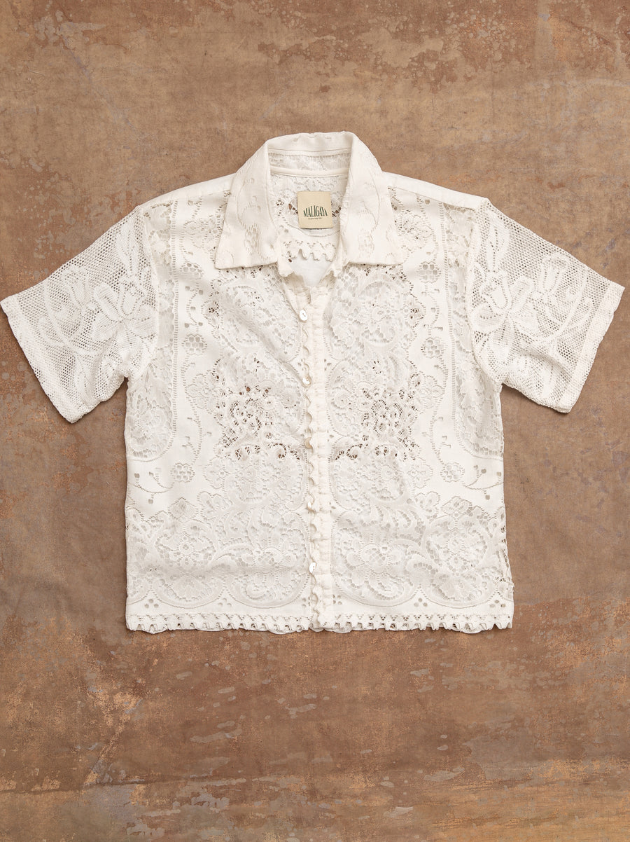 LUIS Lace Tablecloth Shirt