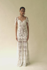 ADELINA Crochet Gown